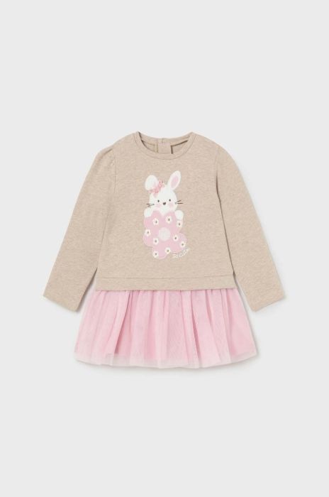 Сукня для немовлят Mayoral колір рожевий mini розкльошена (3431164)