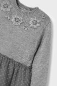 Дитяча сукня Mayoral колір сірий mini розкльошена (3431295)