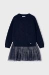 Дитяча сукня Mayoral колір синій mini oversize (3431336)