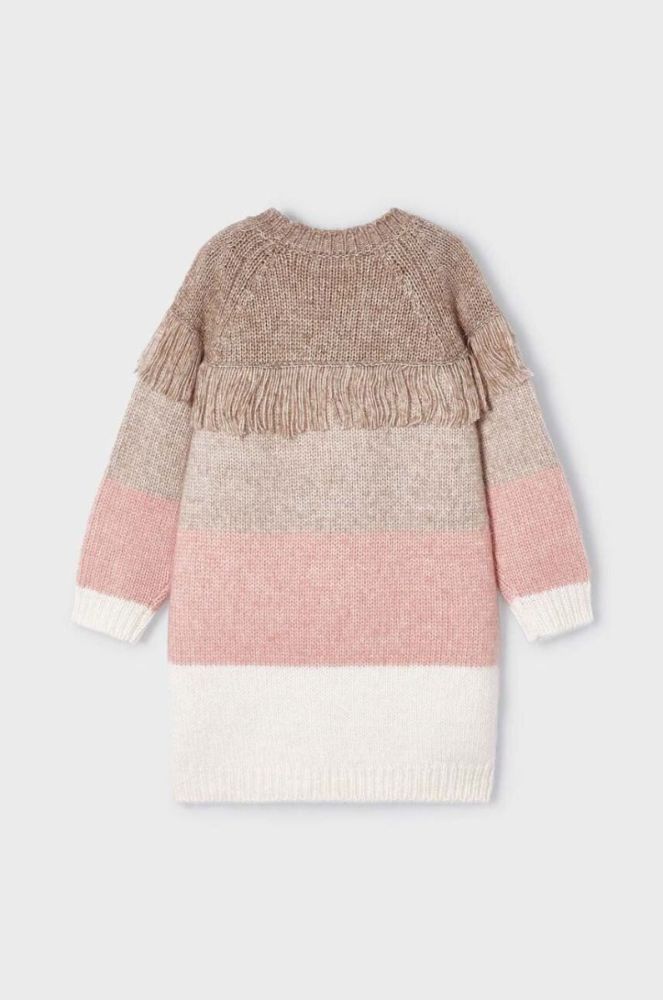 Дитяча сукня Mayoral колір рожевий mini oversize (3431497) фото 2