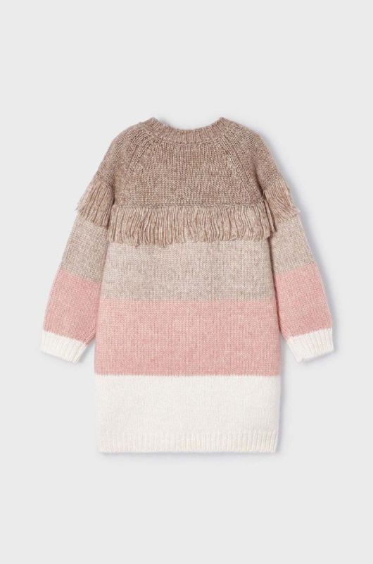Дитяча сукня Mayoral колір рожевий mini oversize (3431497) фото 2