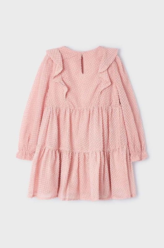 Дитяча сукня Mayoral колір рожевий mini oversize (3431513) фото 2