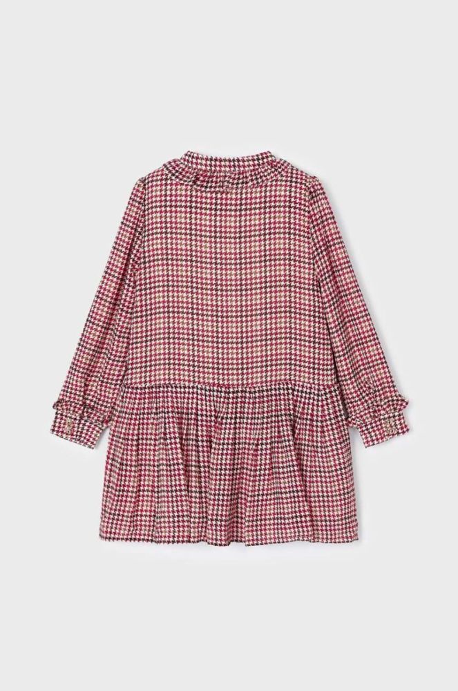 Дитяча сукня Mayoral колір червоний mini oversize (3431545) фото 2