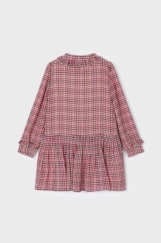 Дитяча сукня Mayoral колір червоний mini oversize (3431545) фото 2