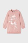 Дитяча сукня Mayoral колір рожевий mini oversize (3431609)