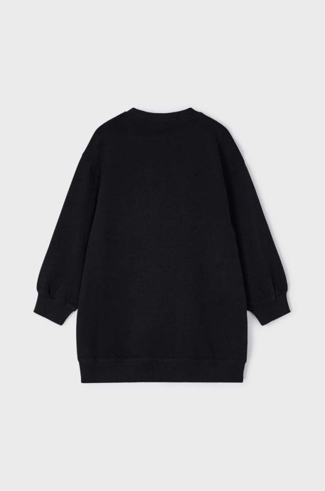 Дитяча сукня Mayoral колір чорний mini oversize (3431617) фото 3