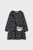 Дитяча сукня Mayoral колір чорний mini oversize (3431649)