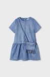 Сукня Mayoral mini розкльошена колір блакитний
