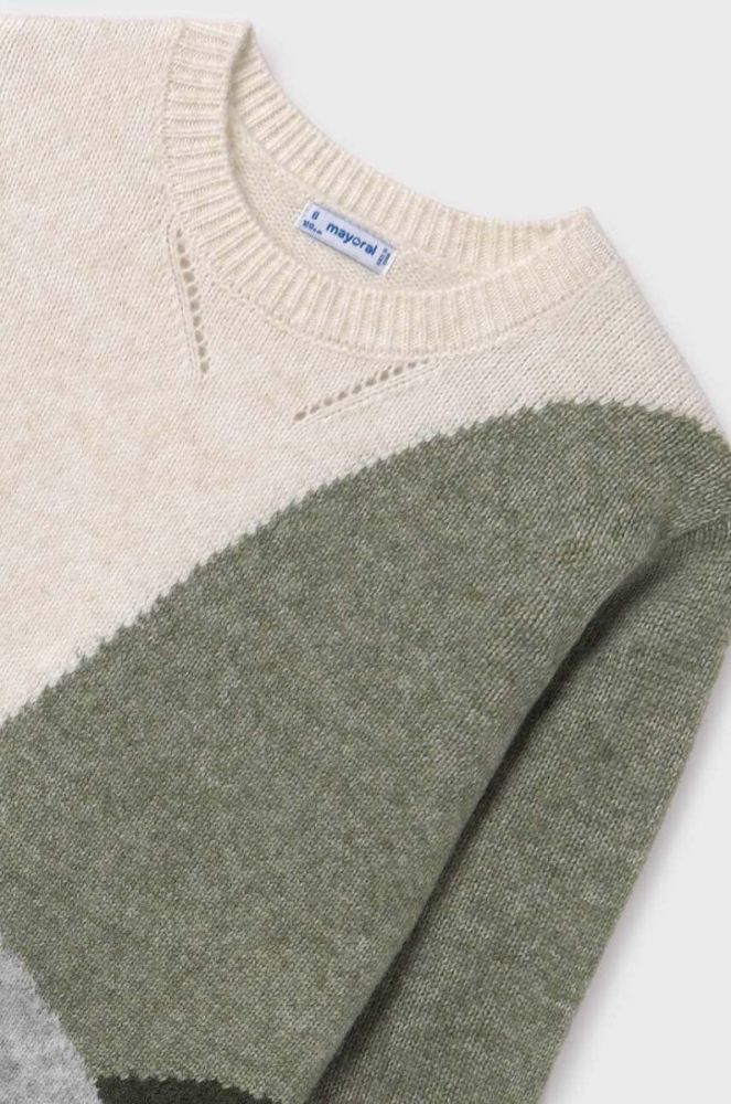 Дитяча сукня Mayoral колір зелений mini oversize (3431797) фото 3