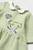 Сукня для немовлят Mayoral Newborn колір зелений mini розкльошена