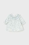 Сукня для немовлят Mayoral Newborn mini розкльошена колір блакитний (3431849)
