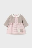 Сукня для немовлят Mayoral Newborn колір рожевий mini розкльошена (3431857)