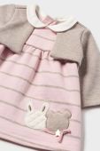 Сукня для немовлят Mayoral Newborn колір рожевий mini розкльошена (3431857)