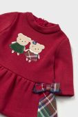 Сукня для немовлят Mayoral Newborn колір червоний mini розкльошена (3431885)