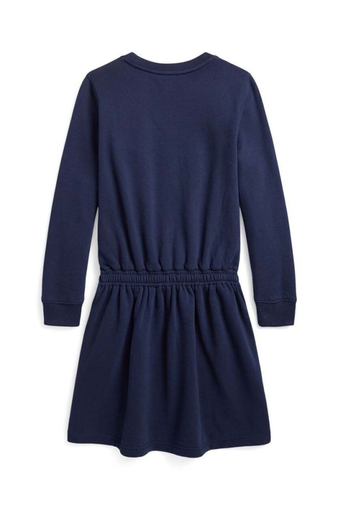 Дитяча сукня Polo Ralph Lauren колір синій mini розкльошена (3463672) фото 2