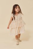 Дитяча сукня Konges Sl?jd колір бежевий mini розкльошена (3679202)
