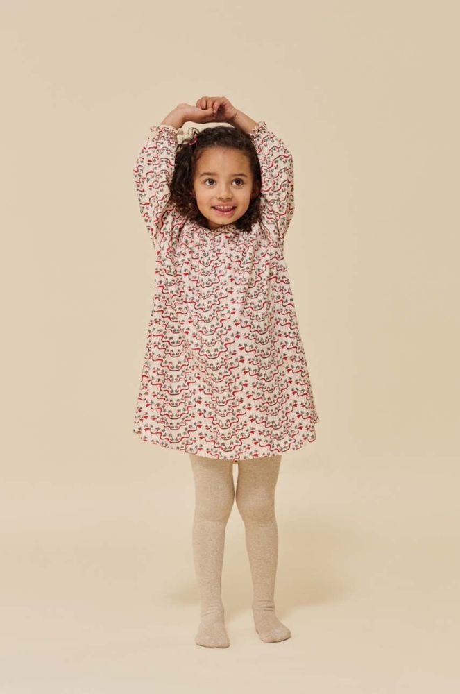 Дитяча сукня Konges Sl?jd колір рожевий mini розкльошена (3674332)