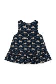 Дитяча бавовняна сукня Konges Sl?jd колір синій mini розкльошена