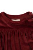 Сукня для немовлят Konges Sl?jd колір бордовий mini розкльошена