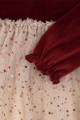 Дитяча сукня Konges Sl?jd колір бордовий mini розкльошена (3689109)