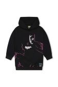 Дитяча бавовняна сукня Dkny x DC Comics колір чорний mini пряма (3643820)