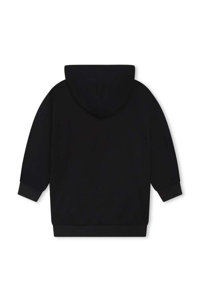 Дитяча бавовняна сукня Dkny x DC Comics колір чорний mini пряма (3643820) фото 3