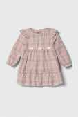 Дитяча бавовняна сукня Jamiks колір рожевий mini розкльошена (3603172)
