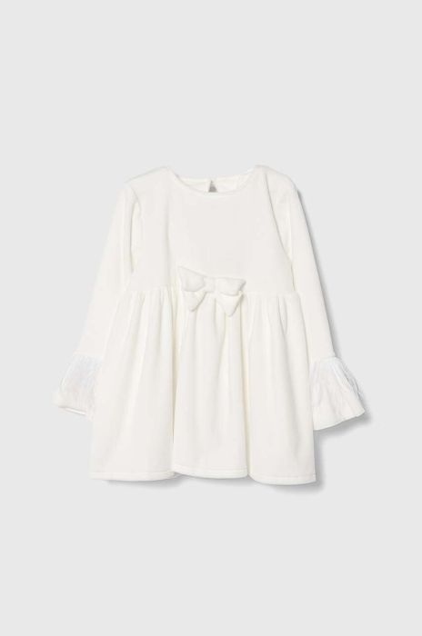 Сукня для немовлят Jamiks колір білий mini розкльошена