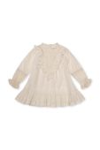 Дитяча бавовняна сукня That's mine 021928 Lucia Dress колір бежевий midi пряма