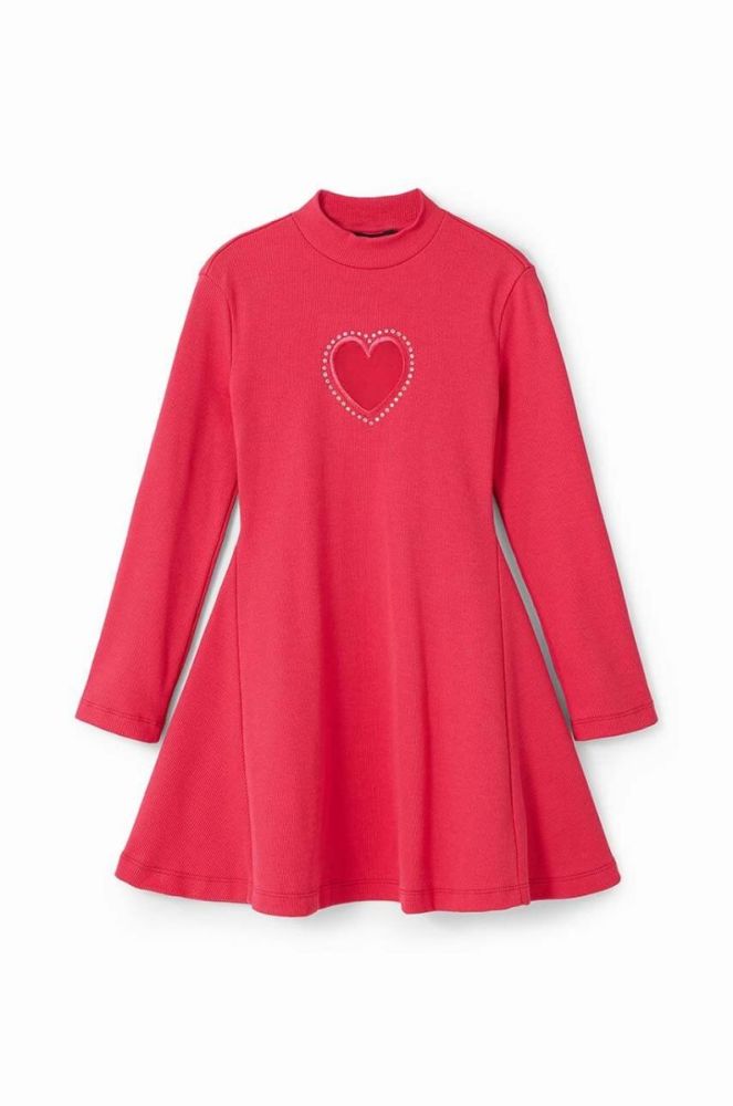 Дитяча сукня Desigual колір фіолетовий mini розкльошена (3455205) фото 2