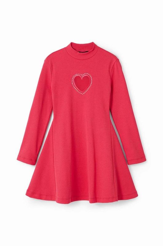 Дитяча сукня Desigual колір фіолетовий mini розкльошена (3455205) фото 2