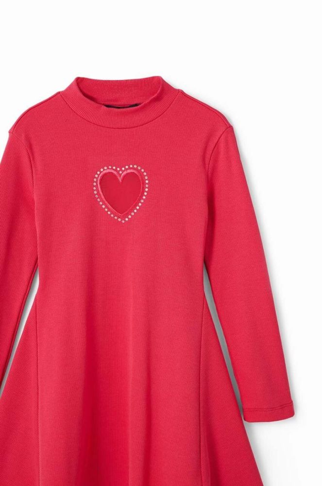 Дитяча сукня Desigual колір фіолетовий mini розкльошена (3455205) фото 4