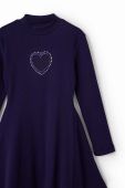 Дитяча сукня Desigual колір синій mini розкльошена (3455213)