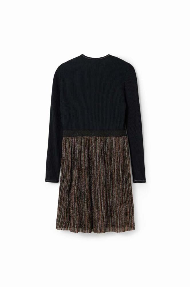 Дитяча сукня Desigual колір чорний mini розкльошена (3490314) фото 3