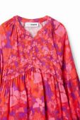 Дитяча сукня Desigual колір червоний midi розкльошена