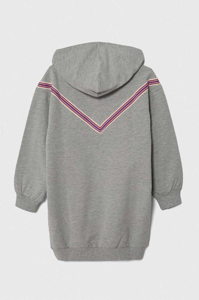 Дитяча сукня United Colors of Benetton колір сірий mini пряма фото 2