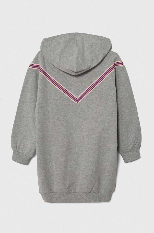 Дитяча сукня United Colors of Benetton колір сірий mini пряма фото 2