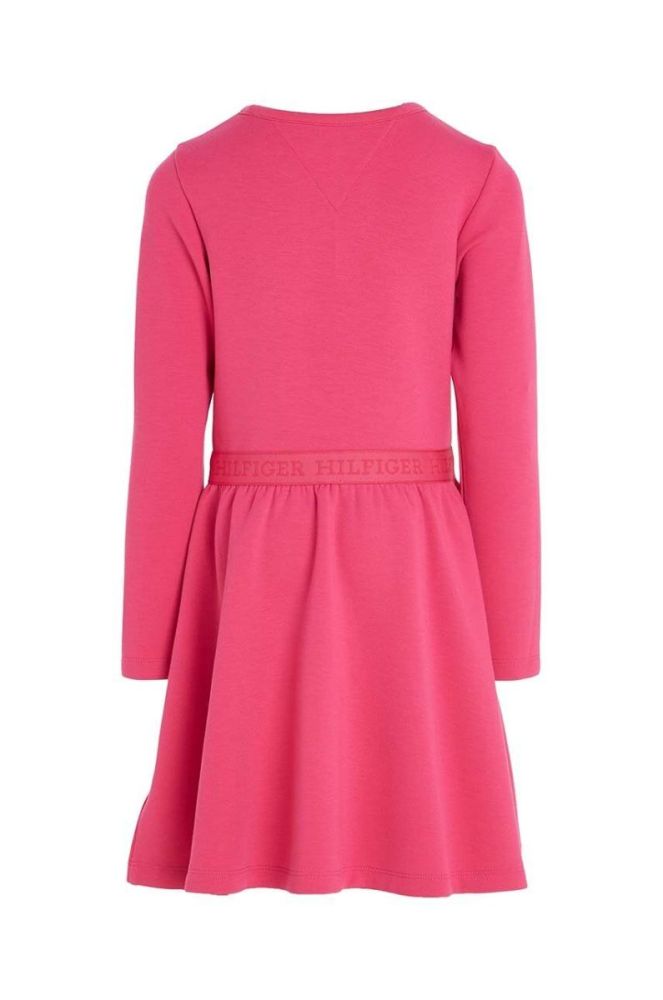 Дитяча сукня Tommy Hilfiger колір рожевий mini розкльошена (3568509) фото 2