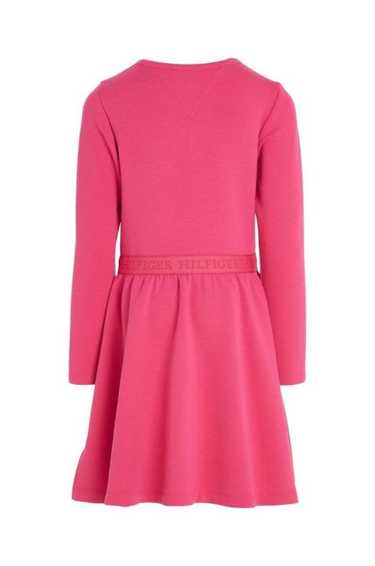 Дитяча сукня Tommy Hilfiger колір рожевий mini розкльошена (3568509) фото 2