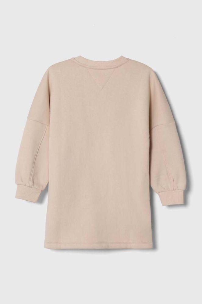 Дитяча сукня Tommy Hilfiger колір бежевий mini oversize (3421879) фото 2