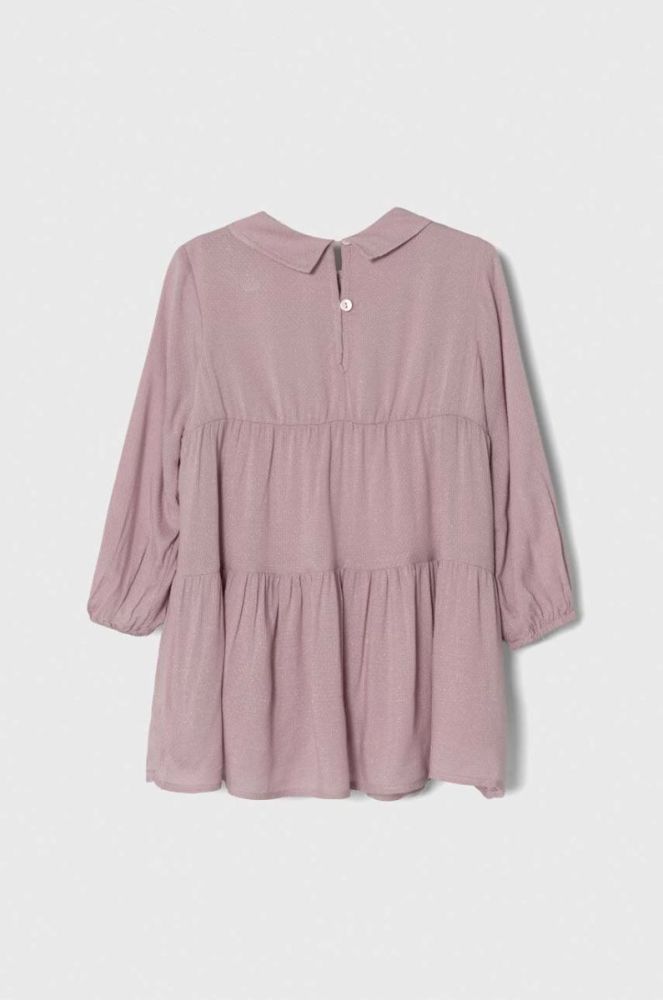 Дитяча сукня United Colors of Benetton колір фіолетовий mini розкльошена (3463682) фото 2