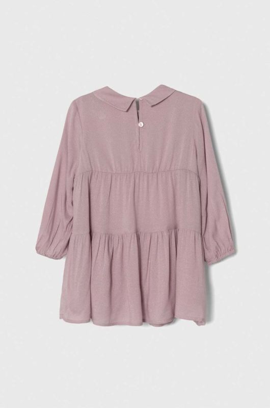 Дитяча сукня United Colors of Benetton колір фіолетовий mini розкльошена (3463682) фото 2