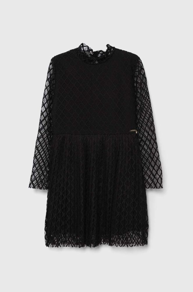Дитяча сукня Guess колір чорний mini розкльошена (3560278)