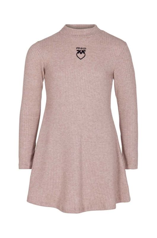 Дитяча сукня Pinko Up колір бежевий mini розкльошена (3439095)