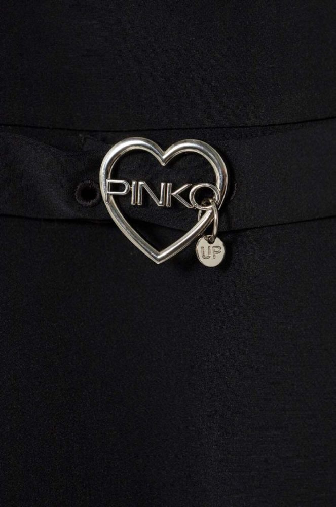 Дитяча сукня Pinko Up колір чорний mini розкльошена (3654052) фото 3