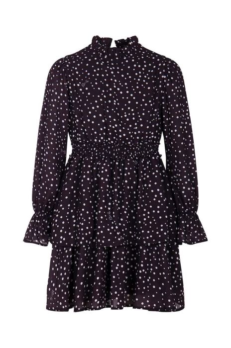 Дитяча сукня Pinko Up колір чорний mini розкльошена (3439105)