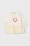 Сукня для немовлят Pinko Up колір бежевий mini розкльошена (3654057)