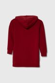 Дитяча сукня Guess колір бордовий mini пряма