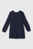 Дитяча сукня з домішкою вовни United Colors of Benetton колір синій mini пряма
