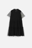 Дитяча сукня Coccodrillo колір чорний mini розкльошена